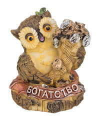 ФИГУРКА "СОВА-БОГАТСТВО" ВЫСОТА=7,5СМ