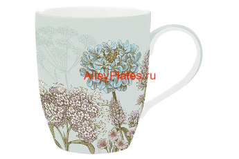 Кружка Ботаника (зел-голубая) без инд.упаковки 
