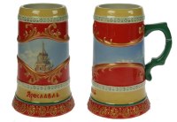 Пивная кружка коллекционная &amp;quot;Ярославль&amp;quot; 19см, 650мл (уп.1/12шт.)