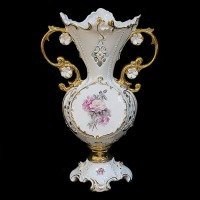  Ваза интерьерная белая Интерно PREMI 68 см, CERAMICHE FERRARO