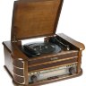 Музыкальный центр-ретро. Функции: винил, AM/FM, CD, аудио, USB 50*35*22см (уп.1/1шт.)