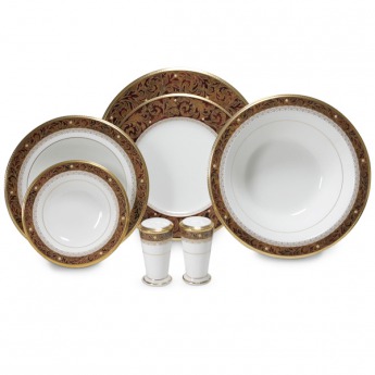 Сервиз обеденный, 6 перс, 23 пр, Ксавьер Голд 4819/DS23 Noritake 