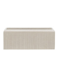 Кашпо Rectangle 138 natural h 17 cm