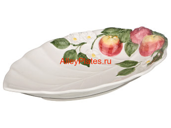 БЛЮДО "ЯБЛОКИ" 43*27 СМ ВЫСОТА=7 СМ 