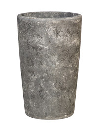 Кашпо Round lava raw grey h 59 cm