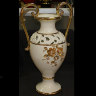Ваза для цветов "Флора", с ручками, белая с золотым декором, SW,h 59 cm, L 34 cm 697AP1BO