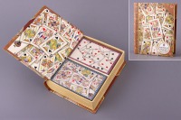 Набор игральных карт из 2 колод в шкатулке 13*11*4 см. (679-048)