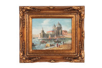 КАРТИНА МАСЛЯНАЯ 25*20 СМ. БАГЕТ 39*35 СМ.