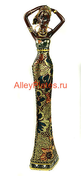 Статуэтка &amp;amp;quot;Африканка&amp;amp;quot; 10*8*35см (уп.1/12шт.) 