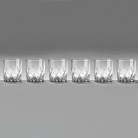 Набор стаканов для виски, 6 шт, 9 см, "Cristal de Paris", бренд Cristal de Paris, посуда для напитков