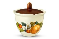 Банка для сыпучих продуктов  15см, 0,8л Итальянские фрукты