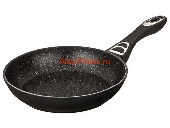 СКОВОРОДКА С АНТИПРИГАР. "МРАМОРНЫМ" ПОКРЫТИЕМ, ИНДУКЦ. ДНО, 26*5 СМ. 