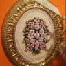 Панно овальное "Букет с розами в ассортименте ", материал: керамика, 55х65 cm 40501=F=CASA