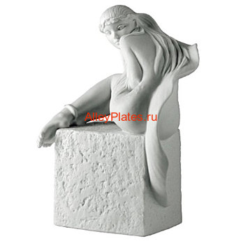 Статуэтка знаки зодиака "Рыбы" - Женщина, цвет: белый, 23х16х8 cm (000030) AlleyPlates/S/01 