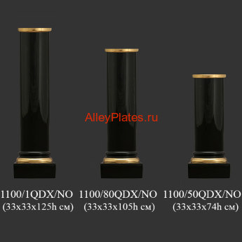 1100=50QDX=NO Колонна "ELIDE", цвет: чёрный с золотой отд.. 33х33x74h см 1100=50QDX=NO Купить статуэтки Ahura. Купить вазы и колонны Ahura. Производитель Ahura Италия. Купить дорогой подарок Вип класса. Широки выбор эксклюзивных подарков и предметов интерьера Ahura. Купить колонны Ahura премиум класса.