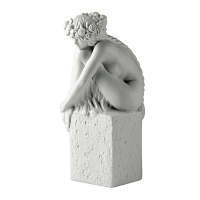 Статуэтка знаки зодиака "Дева" - Женщина, цвет: белый, 23х16х8 cm (000090) AlleyPlates/S/07