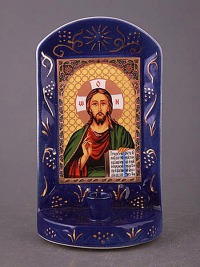 ИКОНА КОБАЛЬТ ИИСУС.16*9 СМ (15-961)