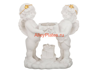 ПОДСВЕЧНИК КОЛЛЕКЦИЯ "AMORE" ВЫСОТА=17 СМ.ДЛИНА=16 СМ. 