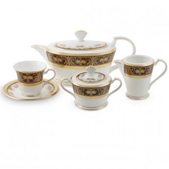 Сервиз чайный, 6 перс, 17 пр, Золото Грузии 4827/TS17 Noritake 