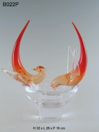 Фигурка красных птичек