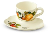 Чашка на блюдце-подносе  Итальянские фрукты