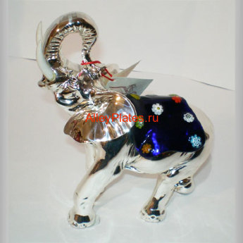 F124APM blue Скульптура "Слон", синий, h 15x17 cm F124APM blue 