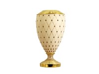Ваза декоративная Murano Cream Gold 42152