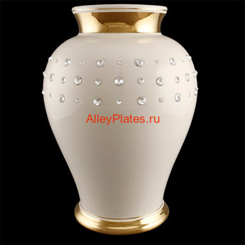 S1193W3=AO Ваза "Классика", цвет: сл.кости с золотой отд., SW, 40х40х58 см S1193W3=AO Купить статуэтки Ahura. Купить вазы и колонны Ahura. Производитель Ahura Италия. Купить дорогой подарок Вип класса. Широки выбор эксклюзивных подарков и предметов интерьера Ahura. Купить колонны Ahura премиум класса.