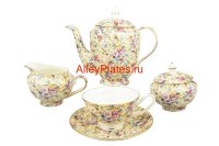 Чайный сервиз на 6 персон, Английское чаепитие, BS15233F-15PCS-AL, бренд Bristol, сервиз чайный, Bristol