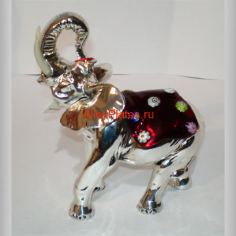 F129APM red Скульптура "Слон", красный, h 27x23 cm F129APM red 