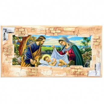 Картина панно"Рождение" 35х60 cm 