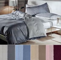 Комплект постельного белья с пододеяльником 155х200 MINIMAL CHIC grigio (серый) простыни 200х260 наволочки 50х70 сатин