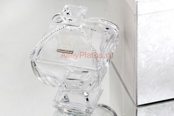 Конфетница, 14,5 см, Collezione SW Купить конфетницу Купить конфетницу с кристалами сваровски Купить вазу для конфет Купить вазочку