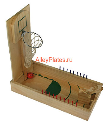 Игра настольная &amp;amp;quot;Пинбол-баскетбол&amp;amp;quot; 36*18*6см (уп.1/10шт.) 