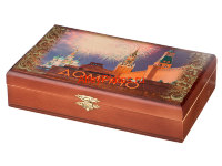 ДОМИНО В ШКАТУЛКЕ "САЛЮТ" 21*13*5 СМ