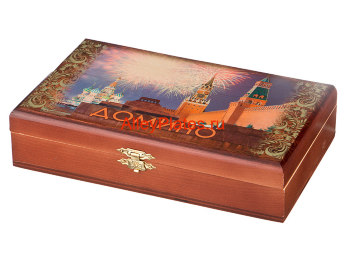 ДОМИНО В ШКАТУЛКЕ "САЛЮТ" 21*13*5 СМ 