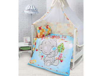 КПБ ДЕТСКИЙ"TADDY BABY МАЛЫШ" ПОД 110*145 СМ,ПР 100*145 СМ, НАВ 1ШТ 40*60 СМ, ХЛОПОК 100% 