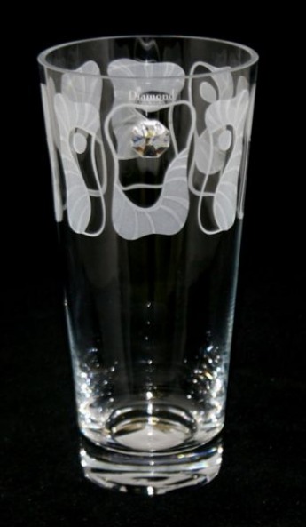 Ваза для цветов Диманко 24,5 см. D04033_0240_2158AL Deco Glass 