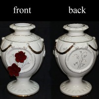  Ваза интерьерная белая Интерно 43 см, CERAMICHE FERRARO