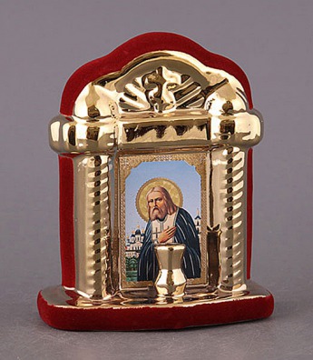 Икона "серафим саровский" 14*8*17 см. (15-1111) 