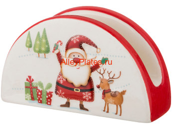 САЛФЕТНИЦА "HAPPY NEW YEAR" 12,2*4,2*7,6 СМ САЛФЕТНИЦА "HAPPY NEW YEAR" 12,2*4,2*7,6 СМ