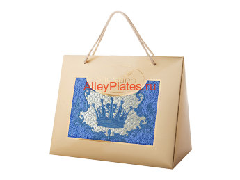 ПОЛОТЕНЦЕ 50*90, "КОРОЛЕВСТВО", Г/КР, 360 Г/М,  ГОЛУБОЕ 