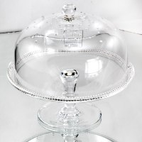 Блюдо для пирожных с крышкой, 18,5 см, Multistrass