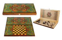 Игра настольная &amp;quot;Восточный ковер&amp;quot; : нарды, шашки 60*30см (уп.1/1шт.)