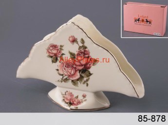 САЛФЕТНИЦА "КОРЕЙСКАЯ РОЗА" 15*10 СМ. 