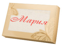 ПОЛОТЕНЦЕ 40*70 СМ. "МАРИЯ",ХЛОПОК 100%,380Г/М2, АССОРТИ