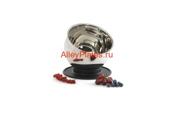 Миска стальная с крышкой-подставкой 16см 1,7л Zeno 