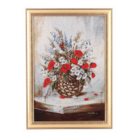 ГОБЕЛЕН "ЦВЕТНАЯ КОРЗИНА" 50х70см.