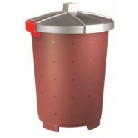 Бак пищевой 65 л 47*66см бордо
