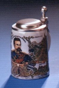Пивная кружка сувенирная с изображением Короля Людвига